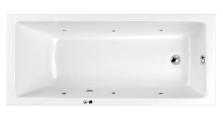 Гидромассажная ванна Whitecross Wave 0101.160080.100.SOFT.CR 160x80см Soft хром